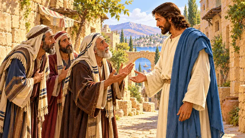 Los ancianos pidieron a Jesús que ayudara al siervo.