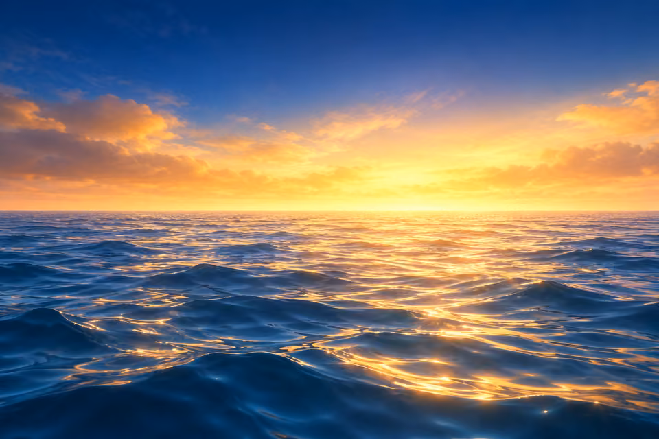 The first light shone on the world.