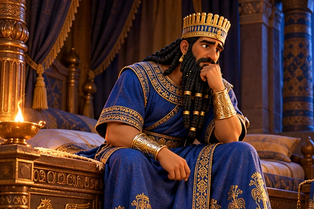 A dream had left the king deeply troubled.