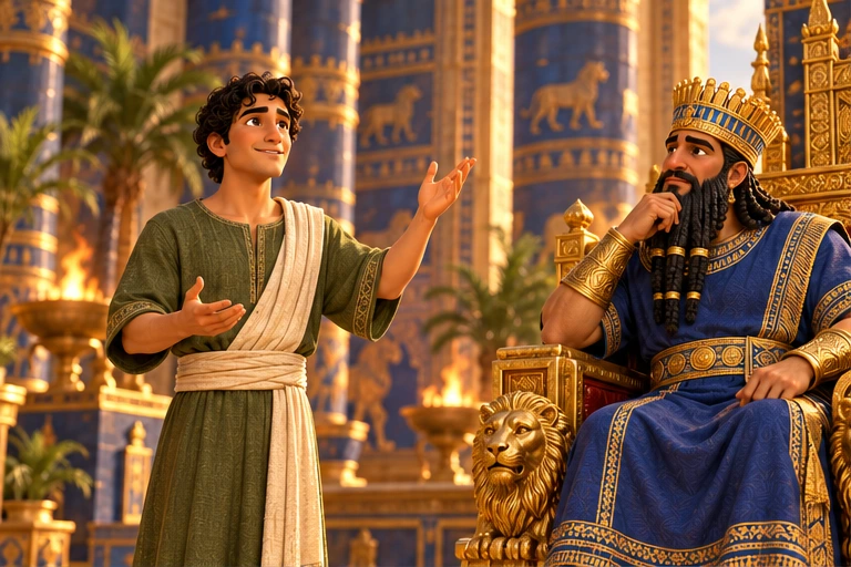 Daniel explained that the answer came from God.