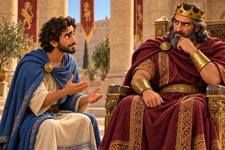 Jonathan speaks to Saul about David.