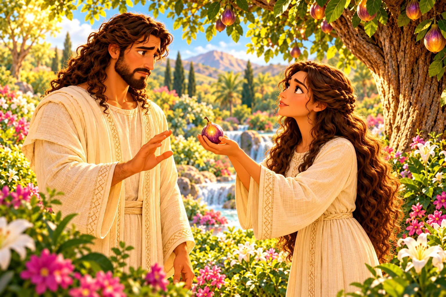 Adam also chose to eat the fruit.