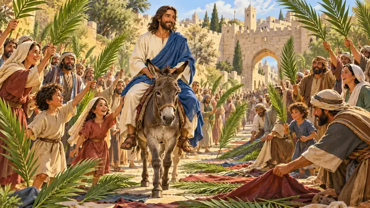 Jesus Enters Jerusalem
