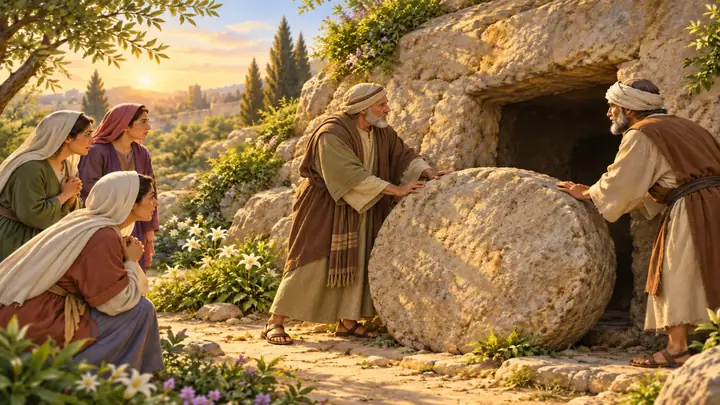 Jesus Rests in the Tomb
