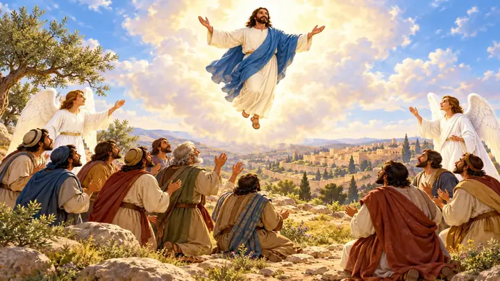 Jesus Ascends to Heaven
