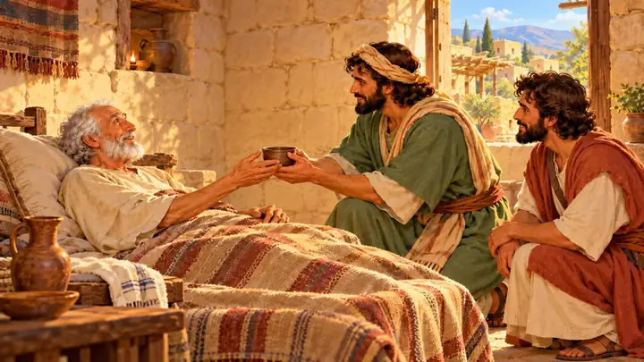 The disciples helped people who were sick.