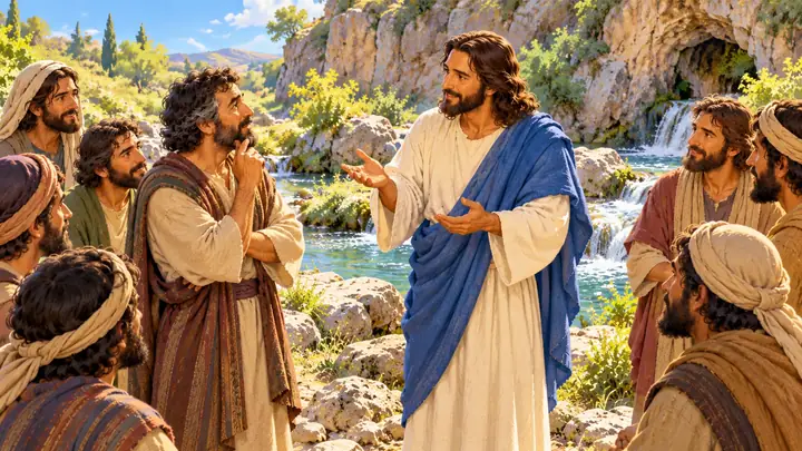 Jesús preguntó a sus amigos quién creían que era.