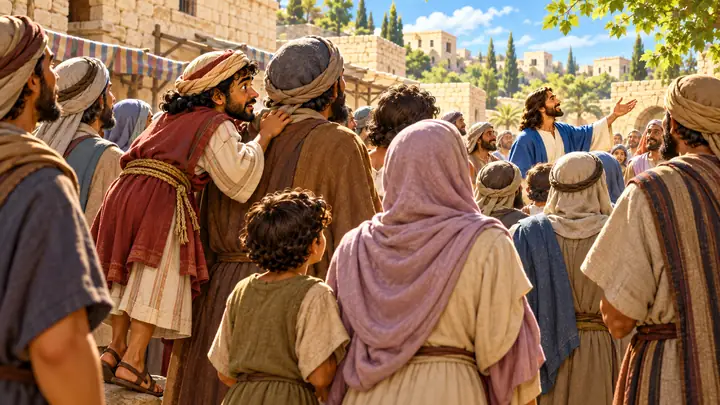 Zacchaeus could not see over the crowd.