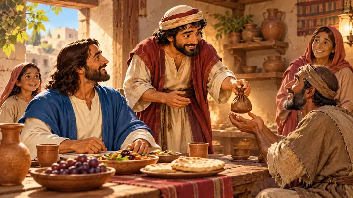 Zacchaeus wanted to repay what he had taken unfairly.