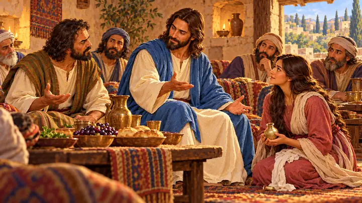 Jesús defendió el regalo de amor de María.