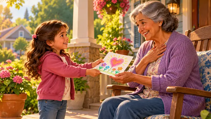 A drawing can also be a gift of love.