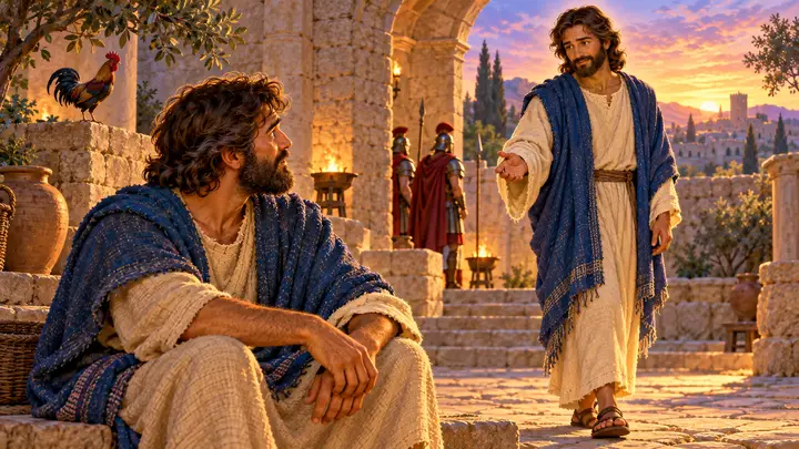Jesus' look helped Peter remember