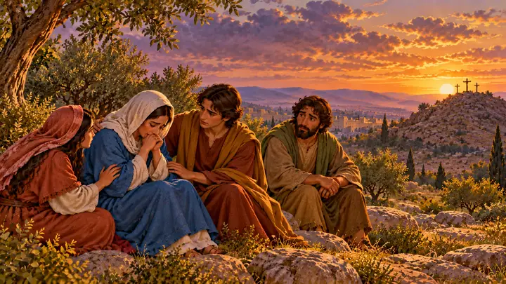 Los amigos de Jesús estuvieron muy tristes