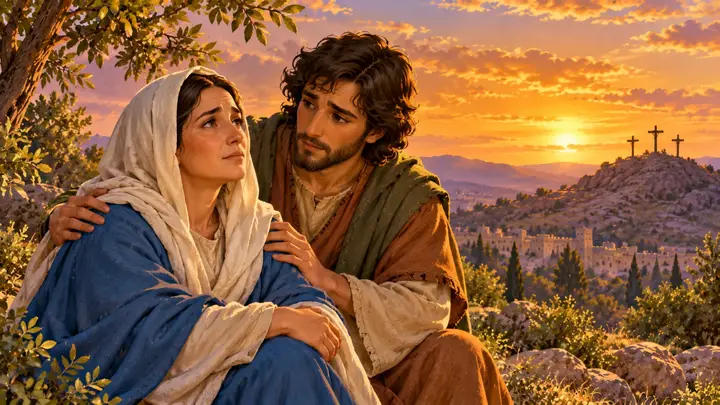 Un discípulo acompañó a la madre de Jesús