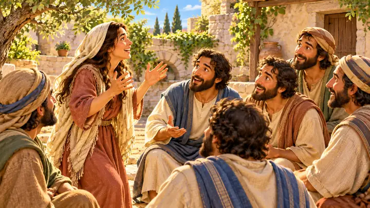 Mary told the disciples she had seen Jesus.