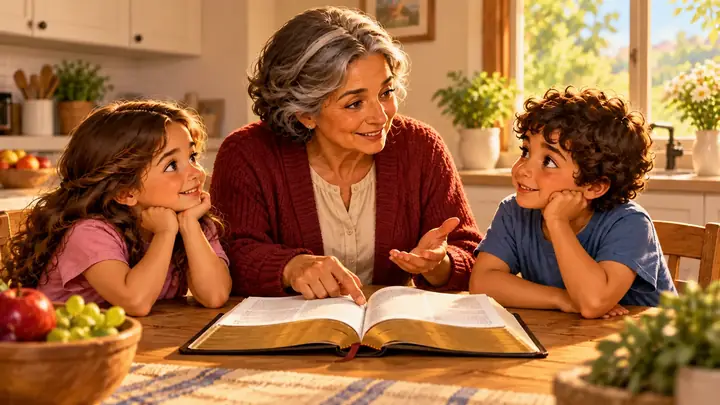 Podemos escuchar a un amigo y aprender de la Biblia.