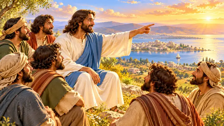 Jesús dio a sus amigos una misión para todas las naciones.