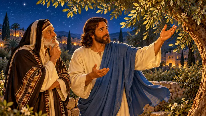 Jesús explicó que notamos lo que mueve el viento.