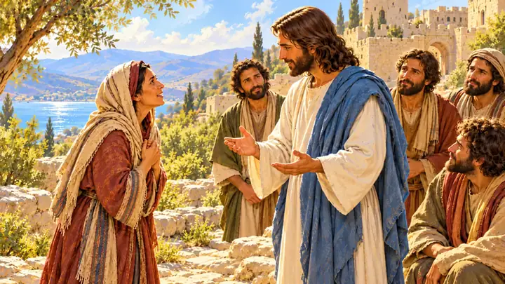 Jesús reconoció la gran confianza de la madre.