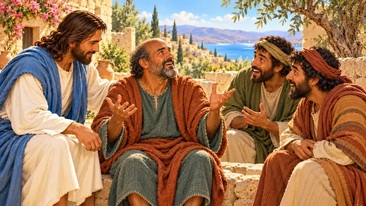 His friends marveled at what Jesus had done.