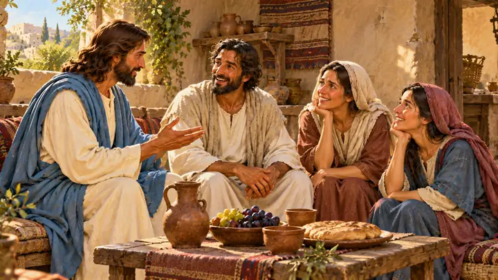 Lázaro, Marta y María eran amigos de Jesús.