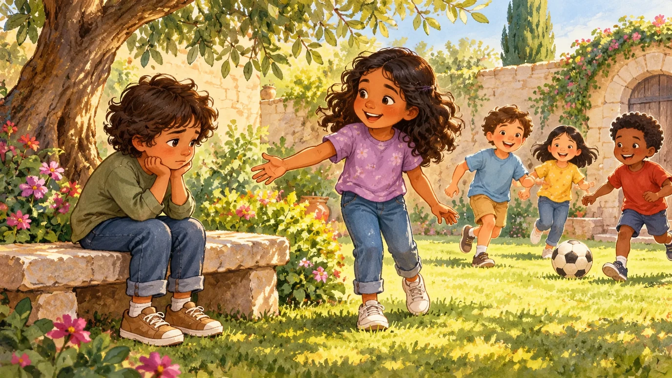 Love helps us reach out to someone who is alone.