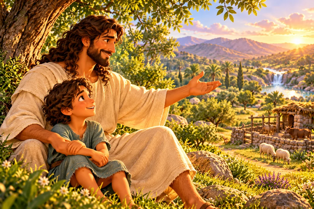 Adam taught Seth to trust God.